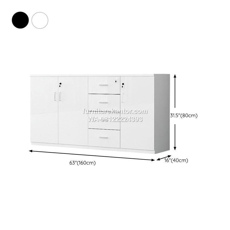 Filing Cabinet Lemari Arsip Praktis dan Fungsional untuk Ruang Kerja - Image 3