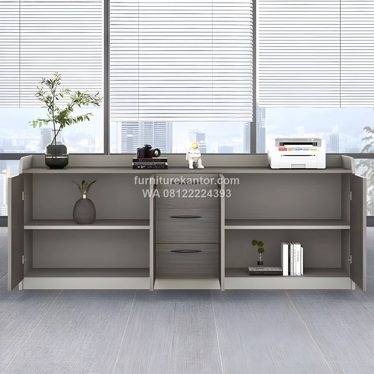 Filling Cabinet Arsip Tampilan Elegan Cocok untuk Kantor Modern - Image 2
