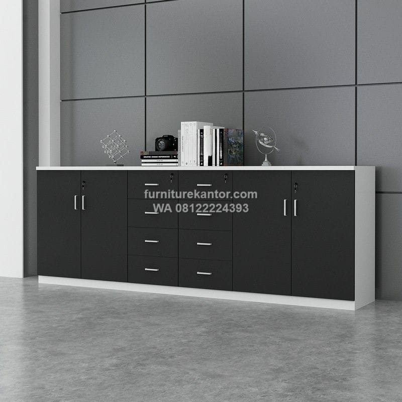 Lemari Arsip Credenza Desain Modern Minimalis Berkualitas Tinggi - Image 3
