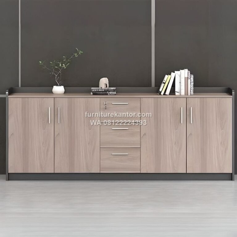 Lemari Arsip Credenza Modern untuk Kantor Modern