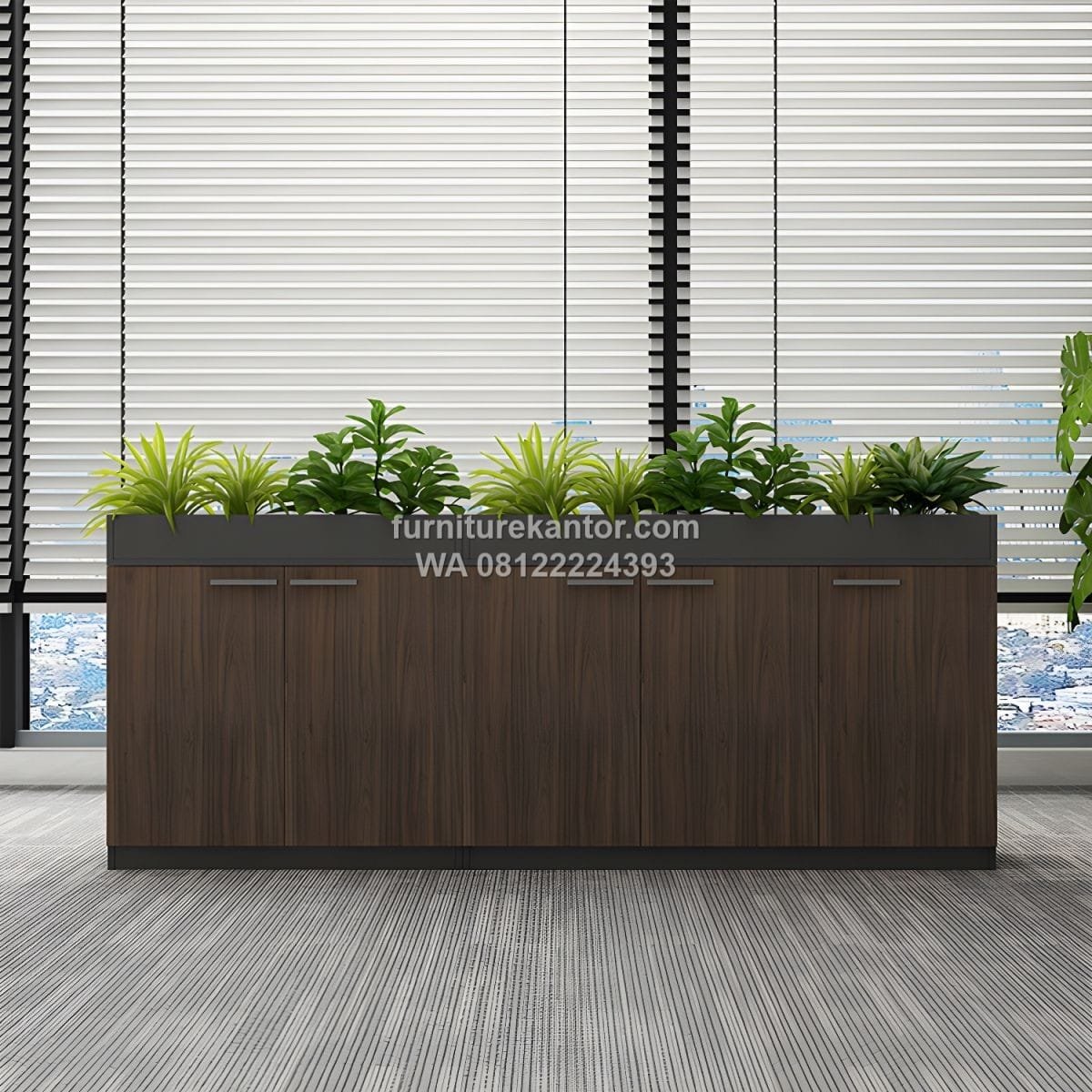 Lemari Arsip Credenza Multifungsi untuk Penyimpanan Dokumen Kantor - Image 2