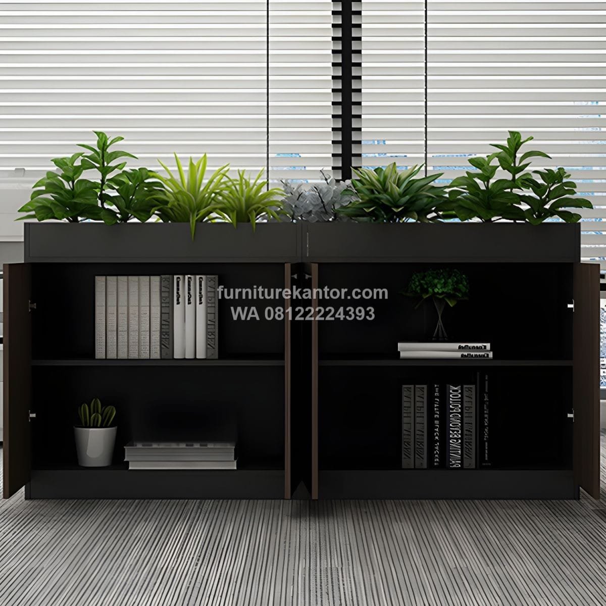 Lemari Arsip Credenza Multifungsi untuk Penyimpanan Dokumen Kantor - Image 3