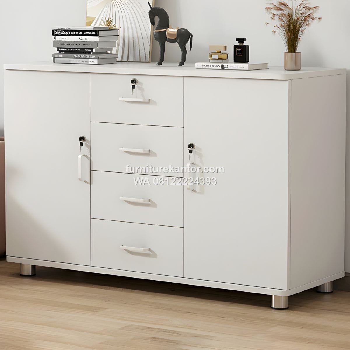 Lemari Arsip Credenza Tampilan Elegan Cocok untuk Kantor Modern - Image 2