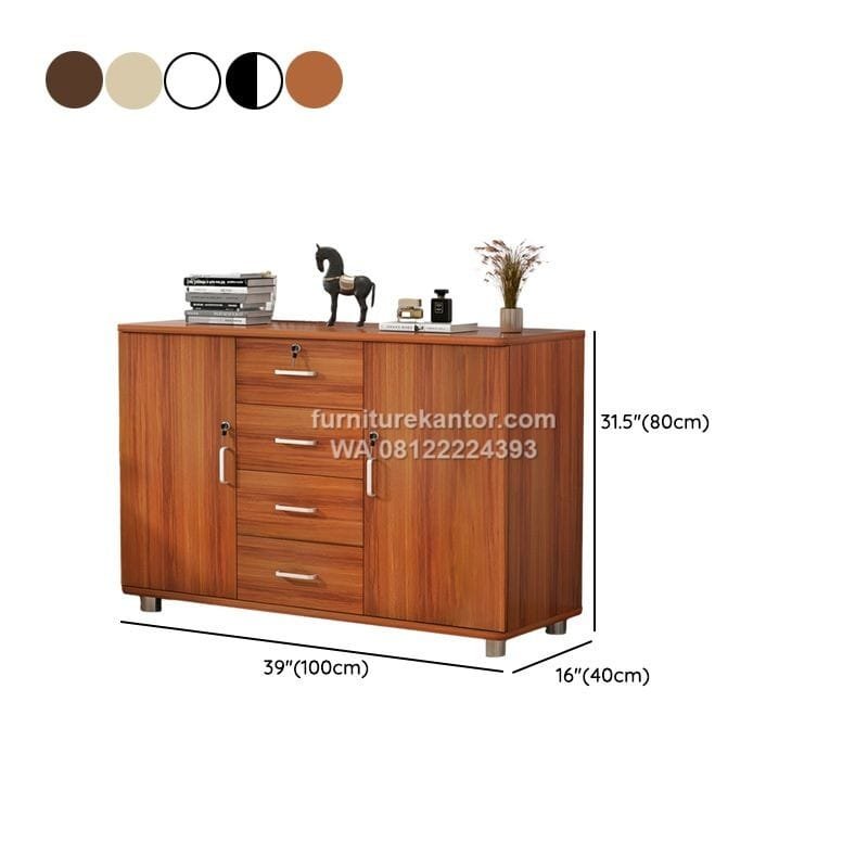 Lemari Arsip Credenza Tampilan Elegan Cocok untuk Kantor Modern - Image 5