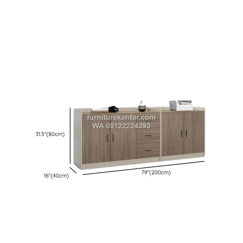 Lemari Arsip Filing Cabinet Stylish dengan Sistem Rapi - Image 3
