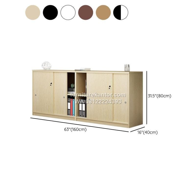 Lemari Arsip Kantor Minimalis Elegan dan Rapi untuk Ruang Kerja - Image 4