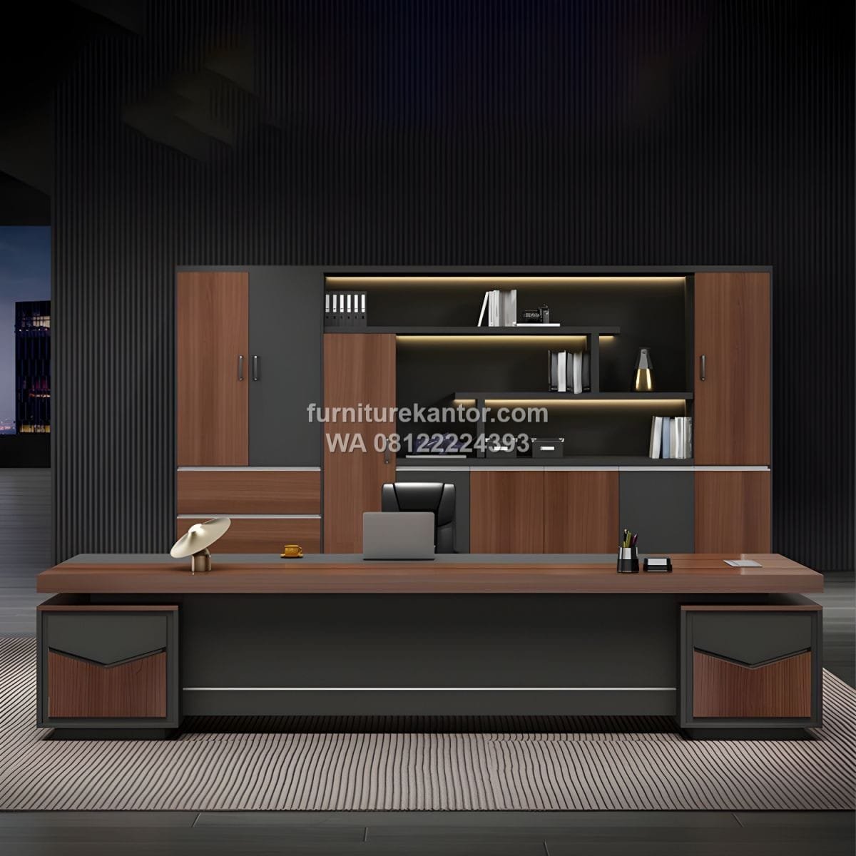 Meja Direktur Desain Ergonomis Untuk Kantor Modern - Image 2