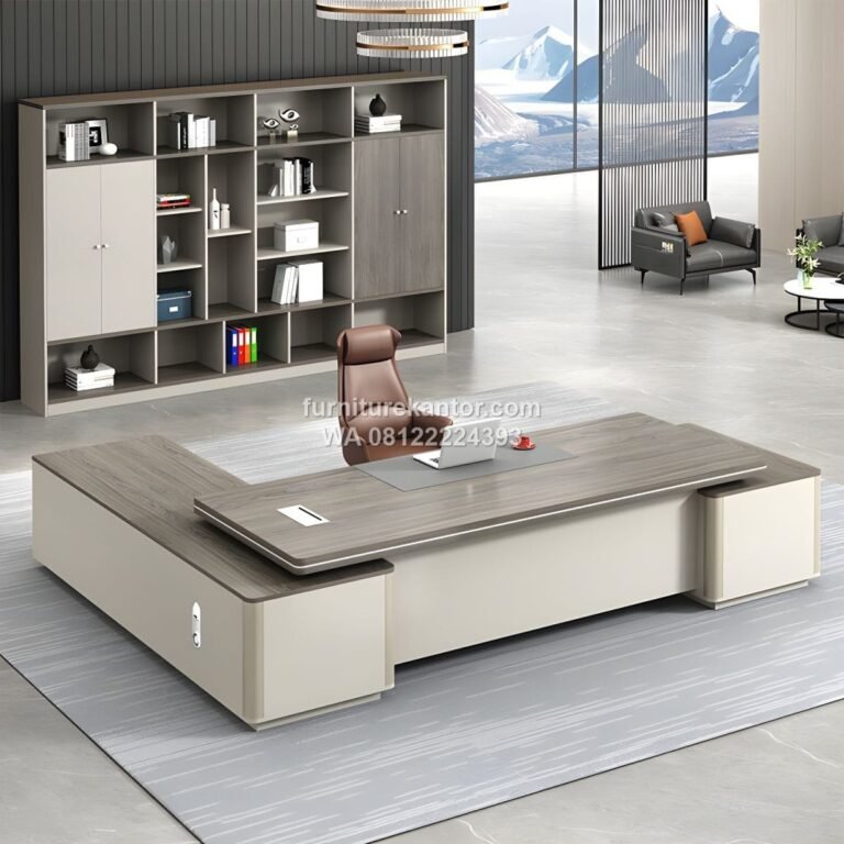 Meja Direktur Executive Finishing Matte Minimalis Modern