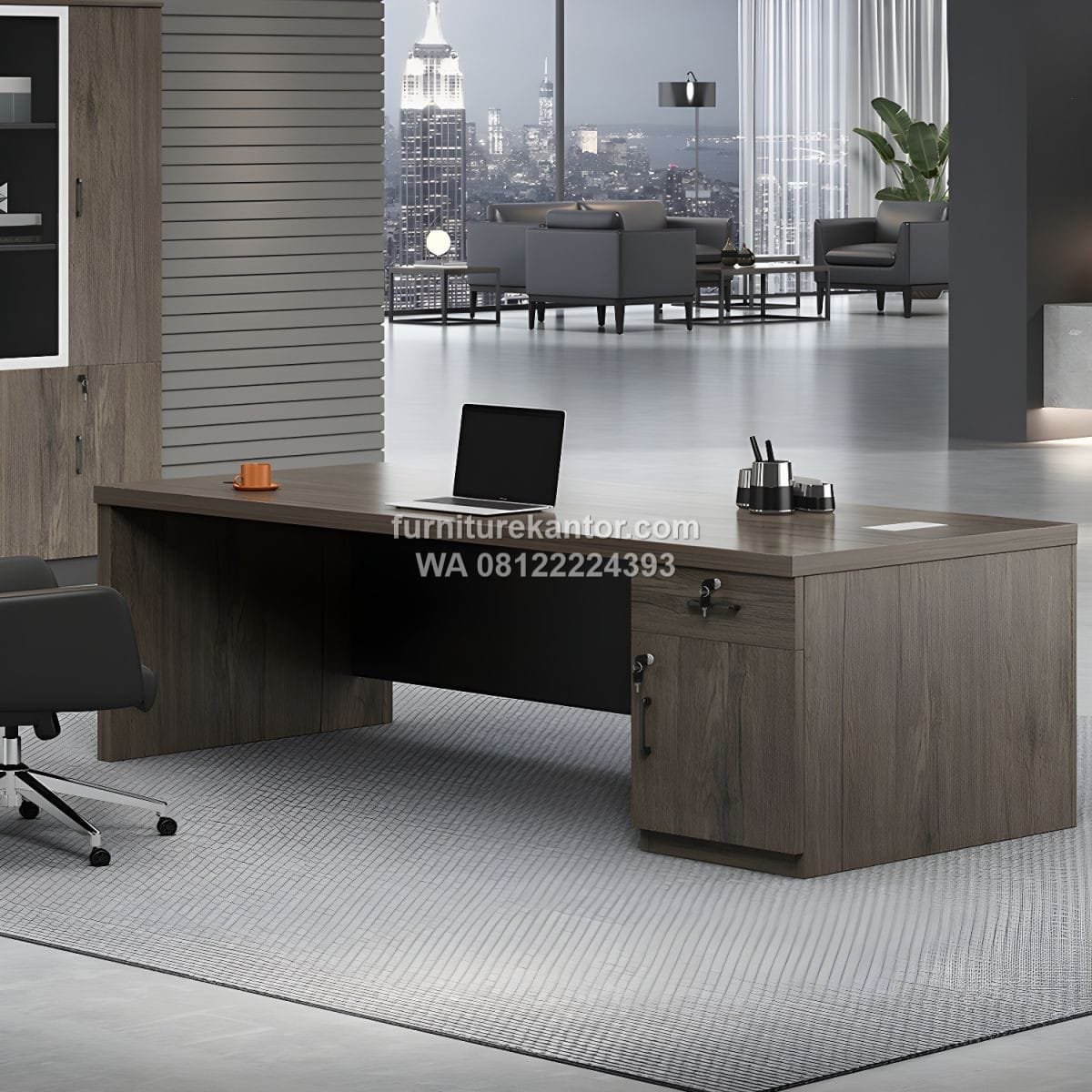 Meja Direktur Executive Minimalis Elegan Premium - Image 2