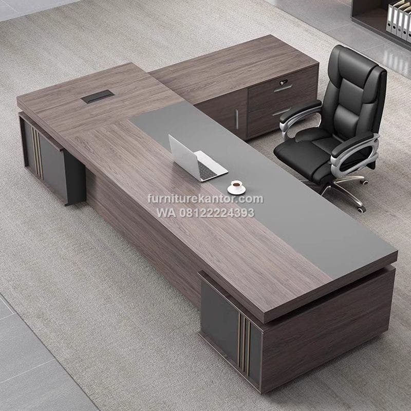 Meja Direktur Executive Simple Tampilan Mewah Elegan - Image 2