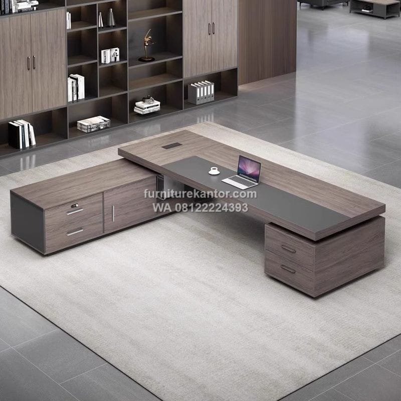 Meja Direktur Executive Simple Tampilan Mewah Elegan - Image 3