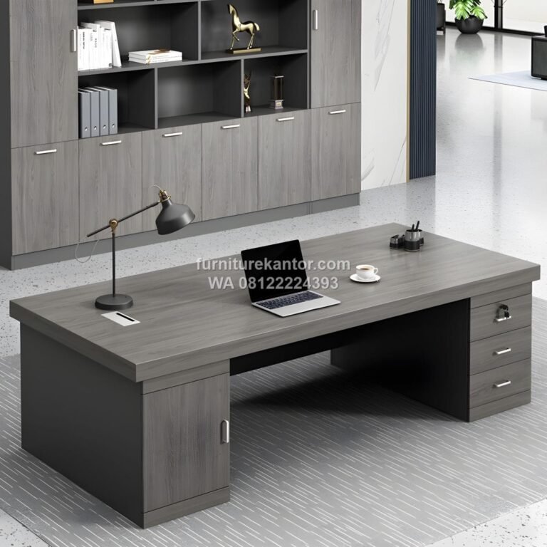 Meja Direktur Kantor Desain Simpel Modern Eksklusif
