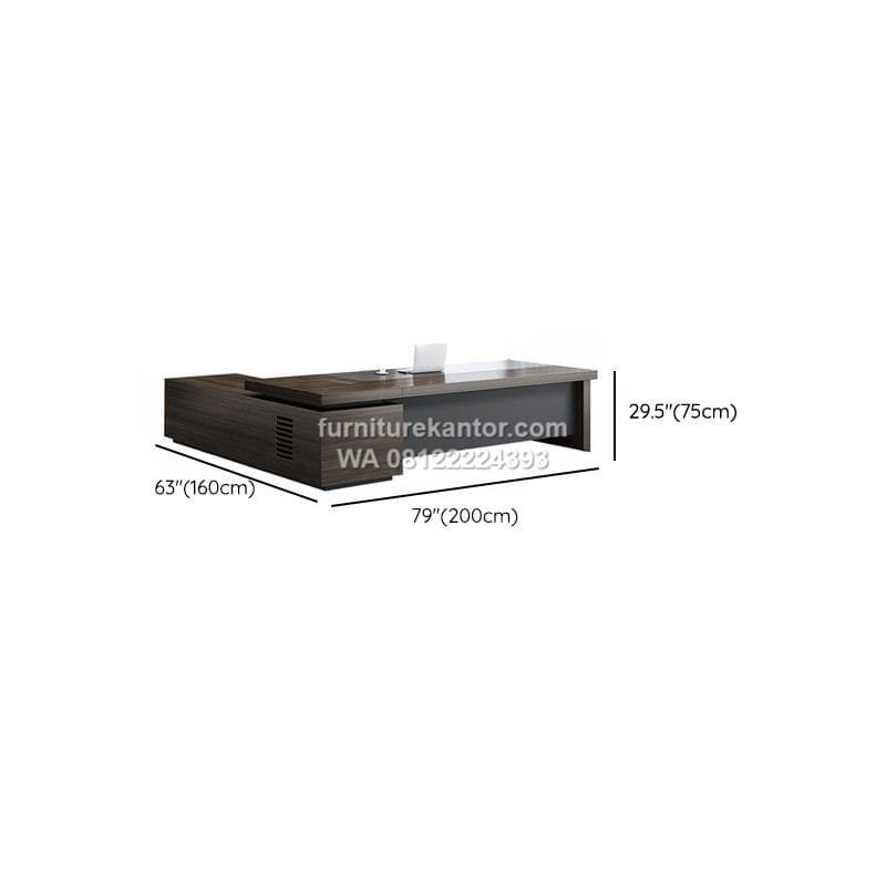 Meja Direktur Kantor Executive Model Terbaru Premium - Image 5