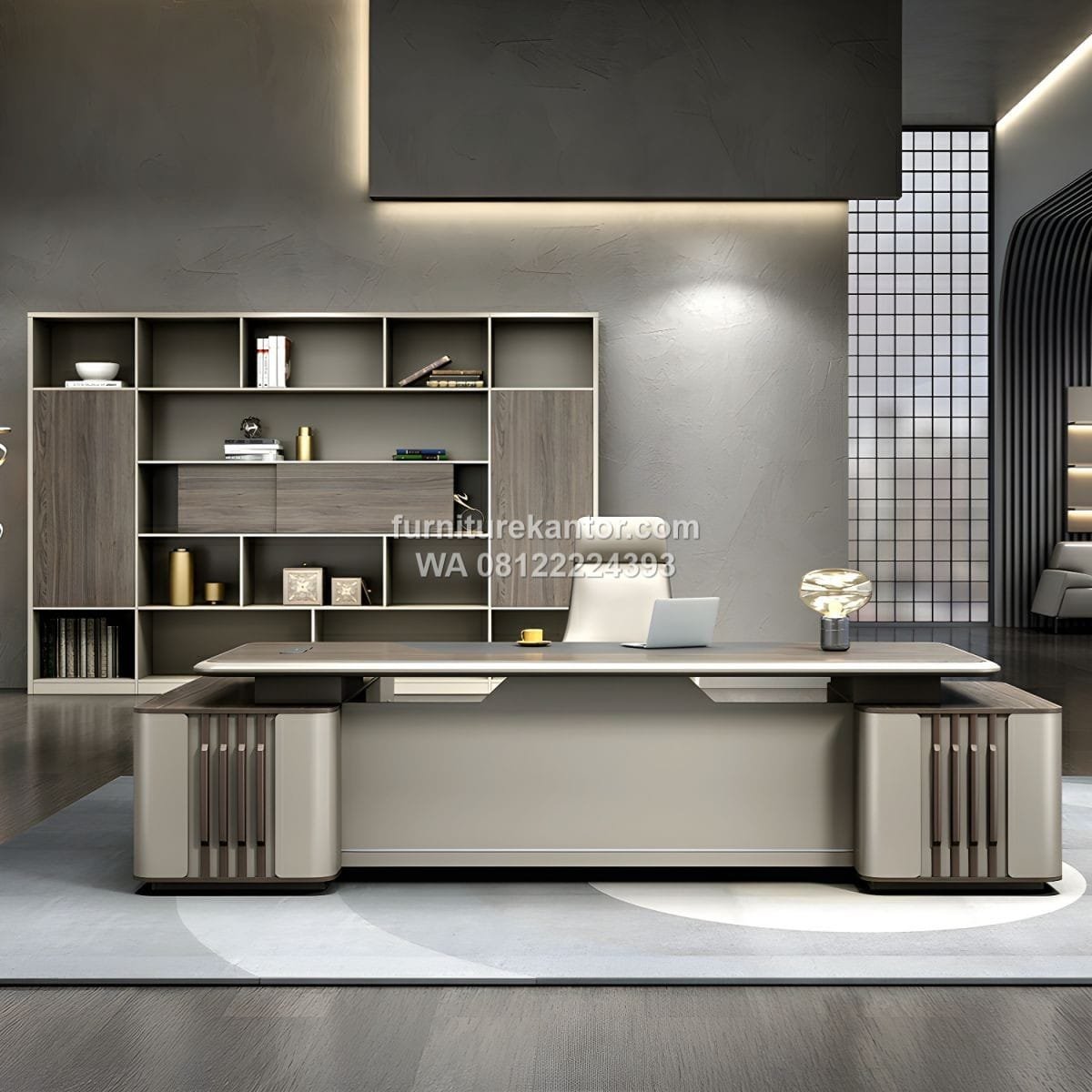 Meja Direktur Kantor Luxury Finishing Premium HPL - Image 2