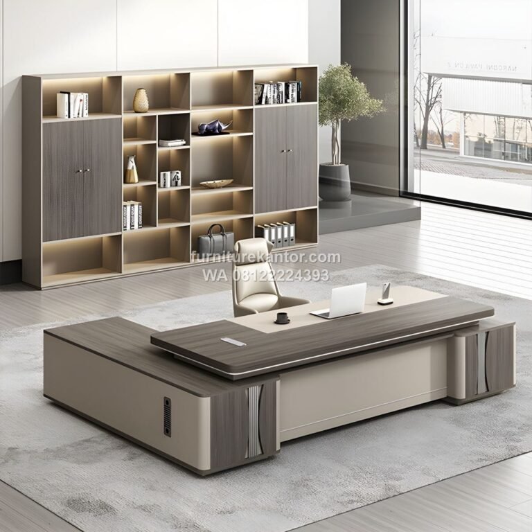 Meja Direktur Pimpinan Kantor Minimalis Desain Eksklusif
