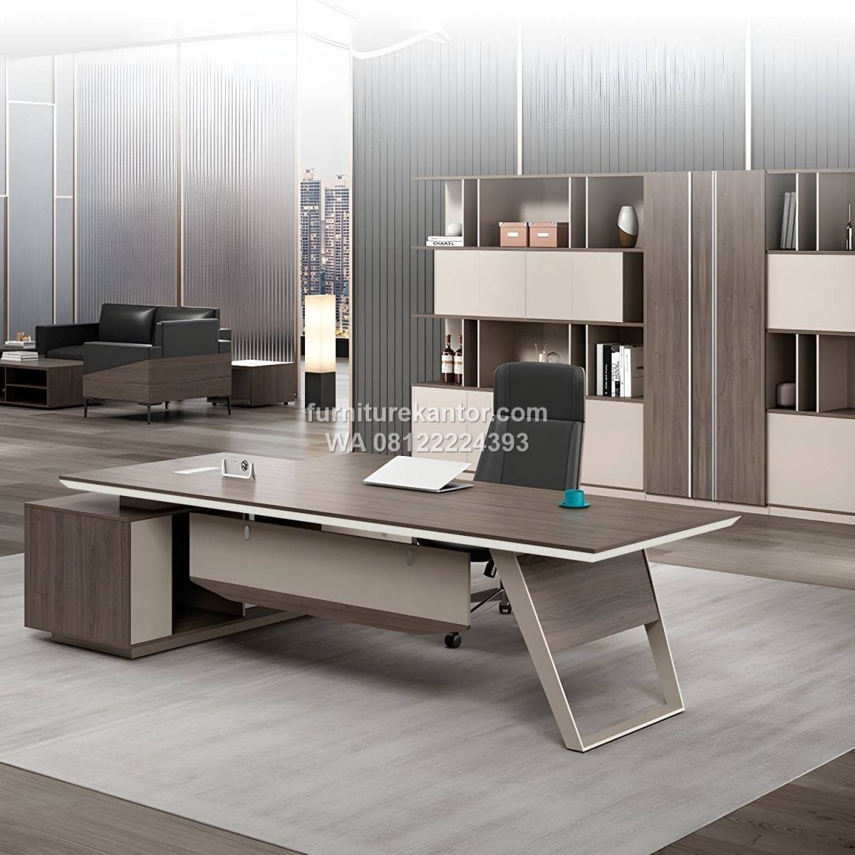 Meja Direktur Ruang Kerja Minimalis Elegan Premium - Image 3