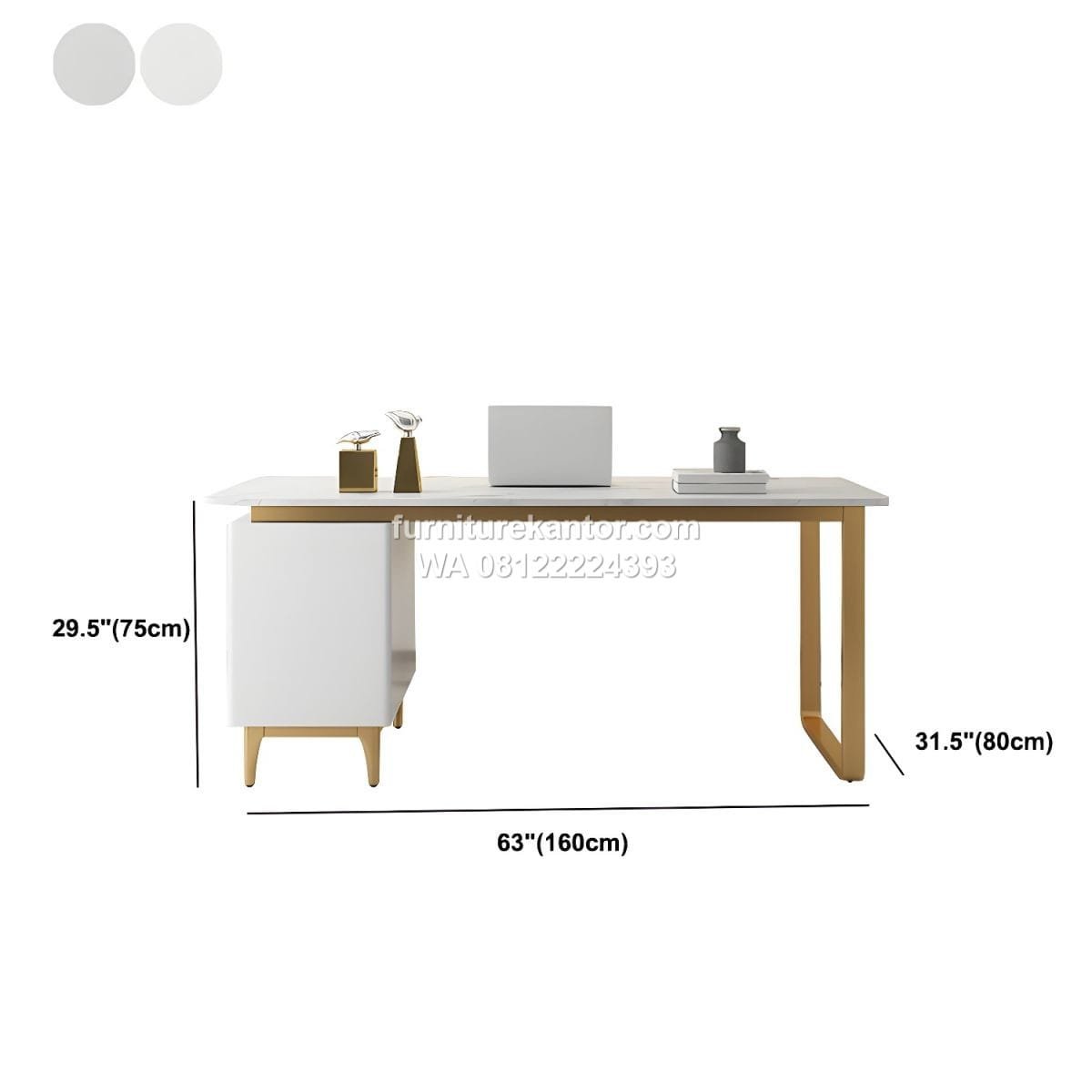 Meja Kerja Di Rumah Desain Minimalis Modern - Image 4