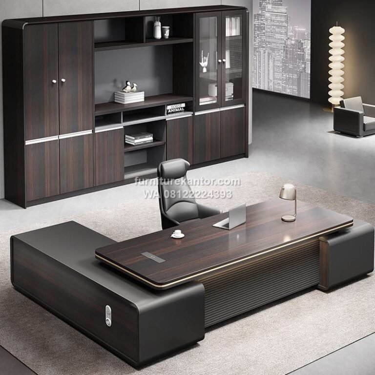 Meja Manajer Model Compact Premium