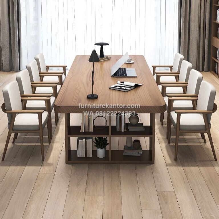 Meja Meeting 8 Kursi Minimalis Modern Terbaru