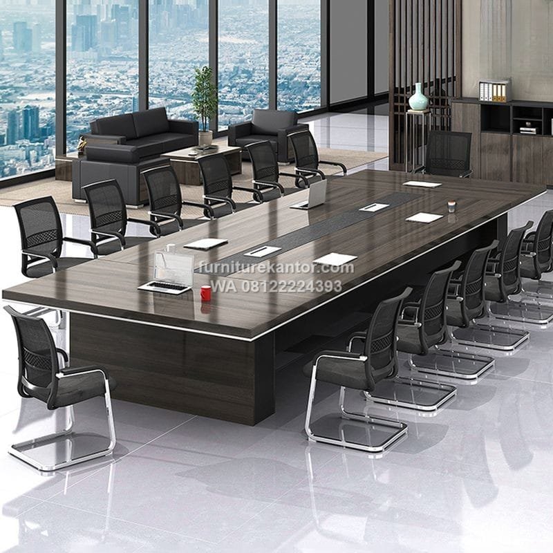 Meja Meeting Minimalis Modern Model Terbaru 14 Orang - Image 2