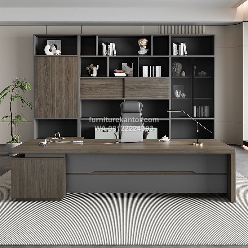 Meja Pimpinan Desain Futuristik Modern - Image 2