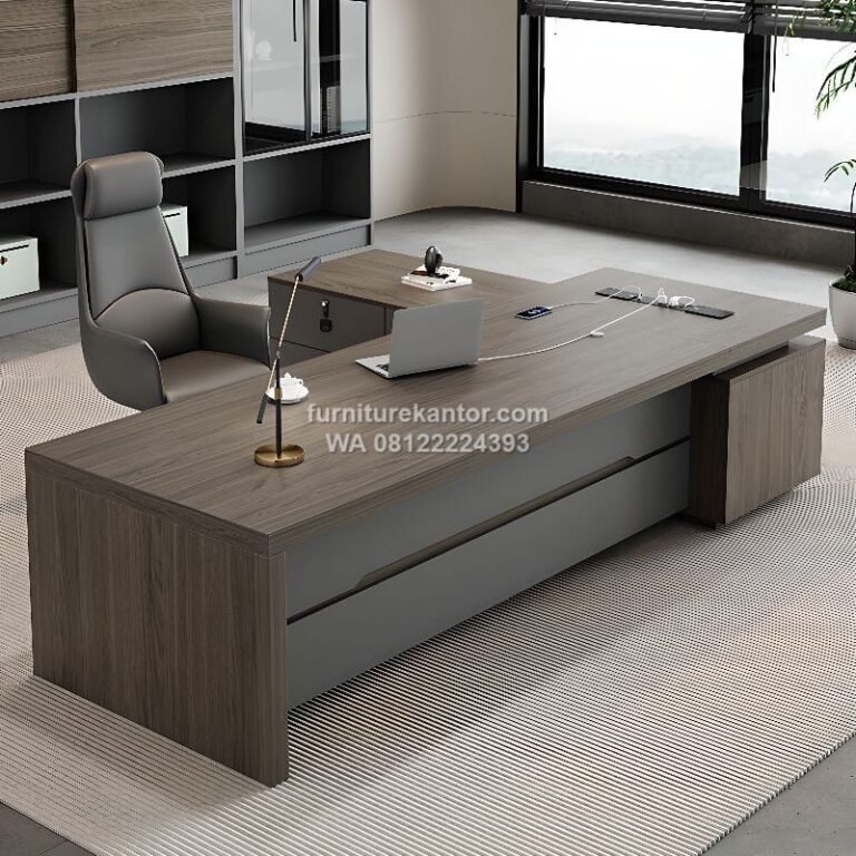 Meja Pimpinan Desain Futuristik Modern