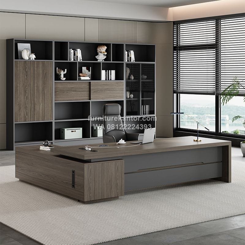Meja Pimpinan Desain Futuristik Modern - Image 3