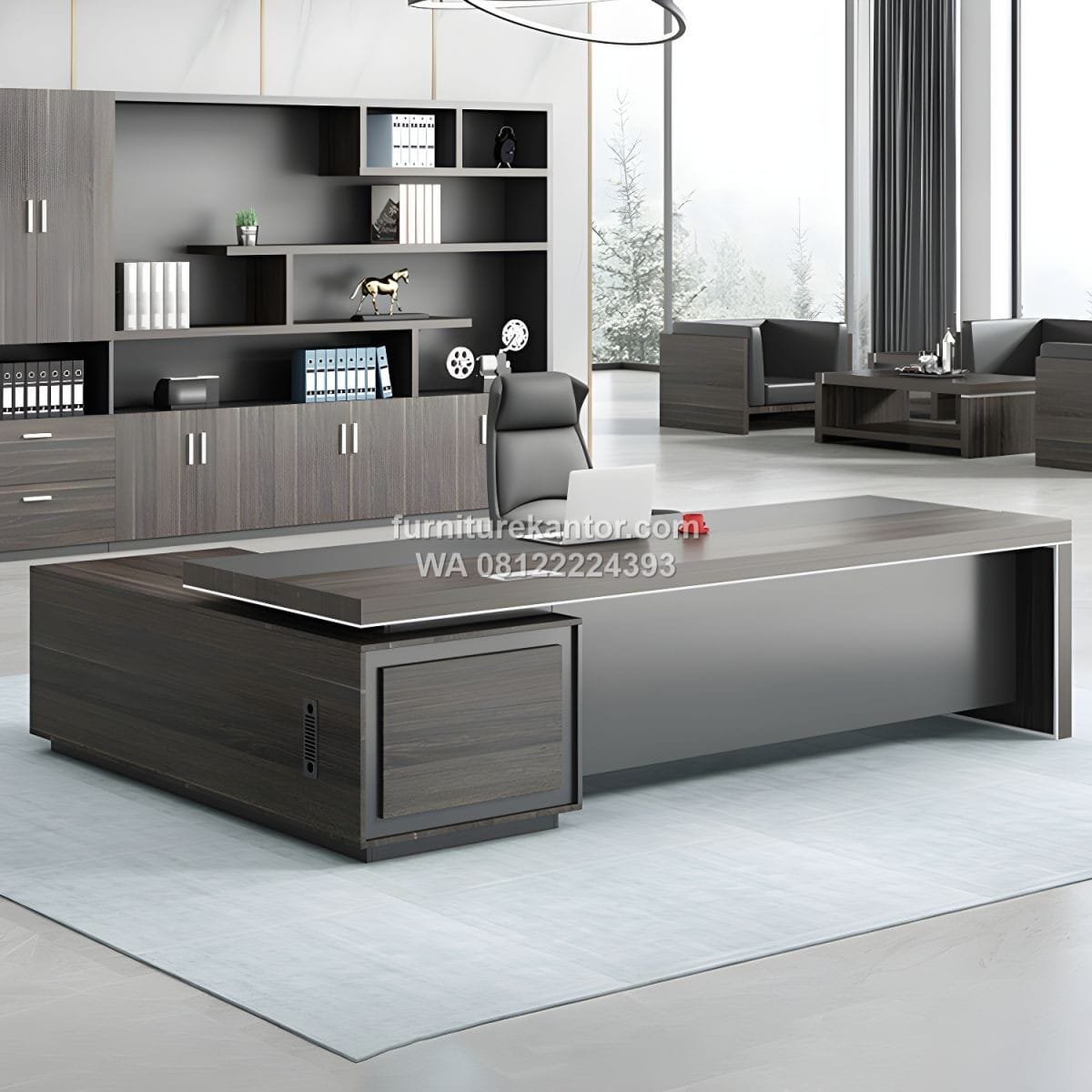 Meja Pimpinan Ruang Kerja Modern Minimalis - Image 4